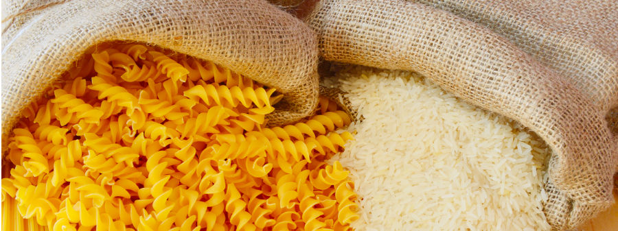 Pasta, Rice, Beans and Grains