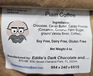 Eddie's Dark Chocolate: Coffee and Chocolate