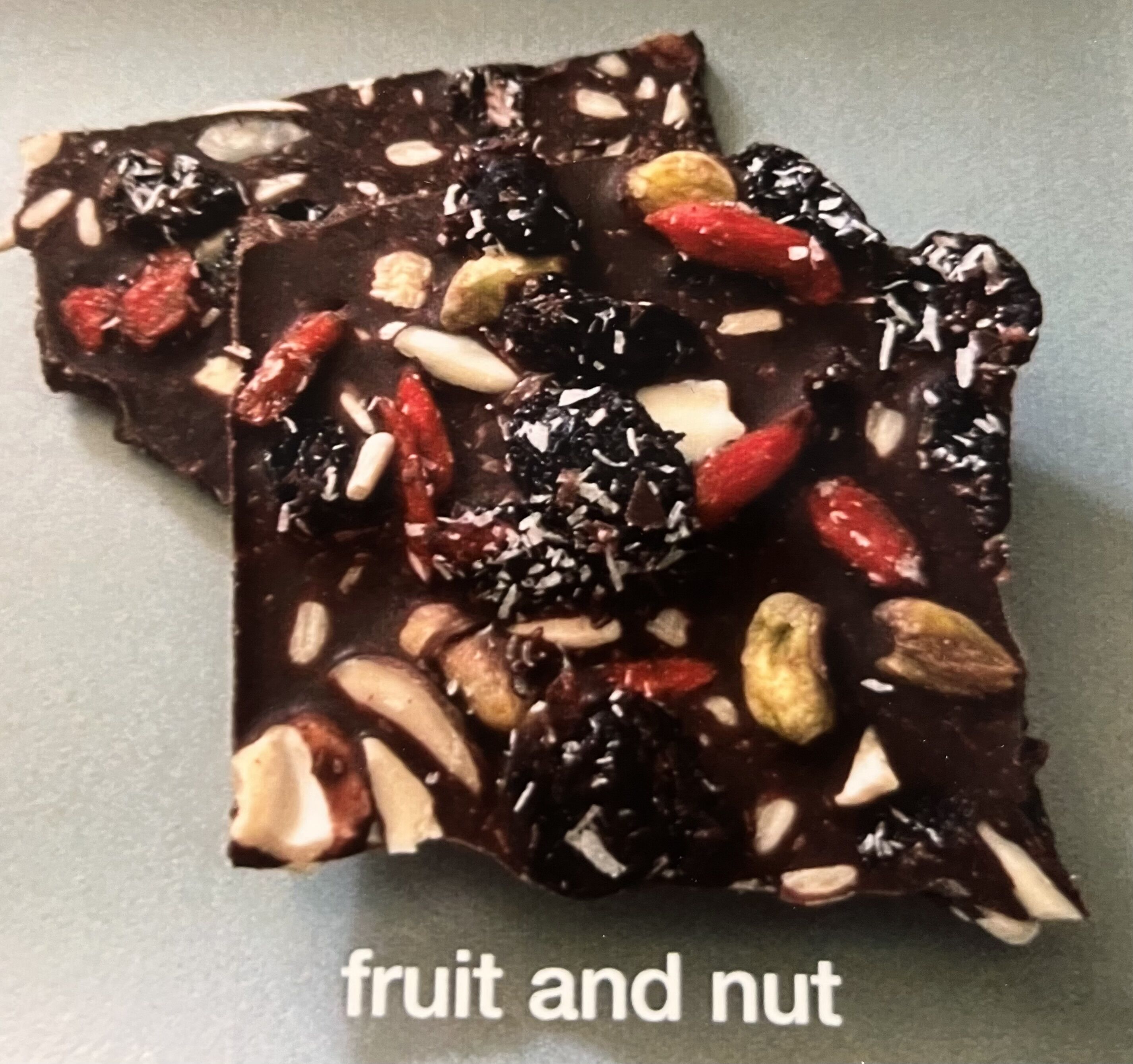 Eddie's Dark Chocolate: Fruit and Nuts
