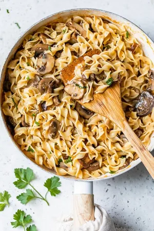 Mushroom Stroganoff: Gluten Free