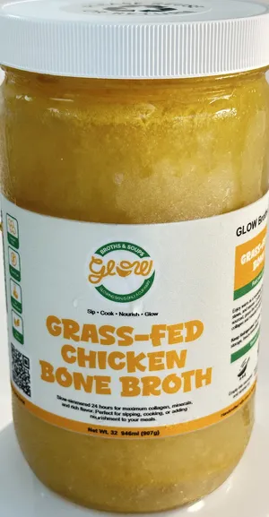 Pasture Raised, Seasoned Chicken Bone Broth