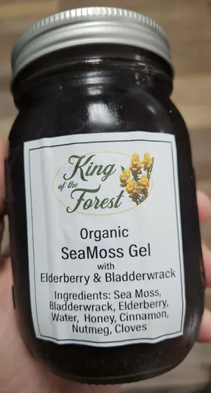 Sea Moss: Spiced elderberry, bladderwrack, and honey
