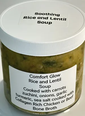 Soothing Rice and Lentil Soup