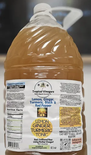 Lemon/ginger/turmeric vinegar